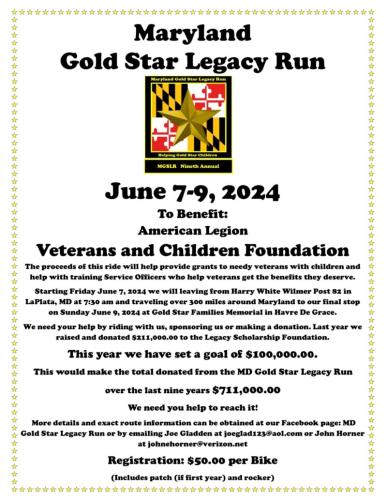 Gold Star Legacy Run