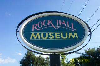 Rock Hall Museum Sign