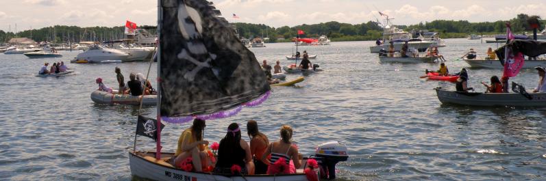 Pirates and Wenches Decorated Dinghy Contest 2015